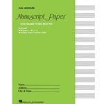 Manuscript Paper Standard Wire Bound Green