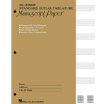 Guitar Tablature Manuscript Standard