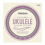 D'Addario Concert Ukelele Set Clear Nylon