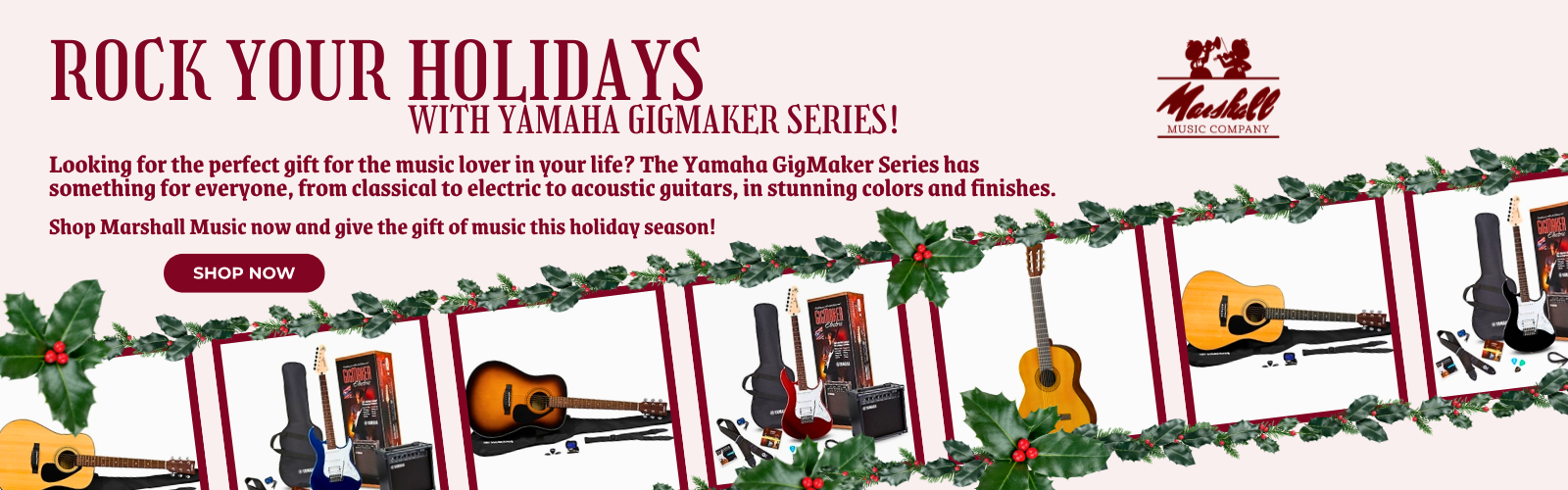 Yamaha GigMaker Guitar Packs | Marshall Music Company