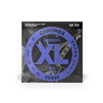 D'Addario ECG25 Chromes Flat Wound Electric Guitar Strings, Light, 12-52