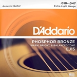 D'Addario Guitar Set Acoustic Phosphor Bronze X-Lite