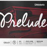 D'Addario Prelude Cello Single G String, 4/4 Scale, Medium Tension