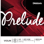 D'Addario Prelude Violin Single E String, 4/4 Scale, Medium Tension