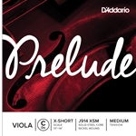 D'Addario Prelude Viola Single C String, Extra Short Scale, Medium Tension