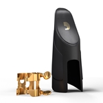 D'Addario H-Ligature & Cap, Tenor/Baritone Saxophone (Graftonite/Metalite Mouthpieces), Gold