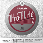 D'Addario Pro-Arte Viola Single C String, Long Scale, Medium Tension