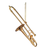 Ornament - Gold Trombone