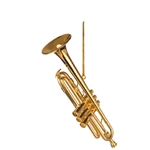 Ornament - Gold Trumpet (Large)
