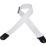 Levy's 2" Wide White Polypropylene Guitar Strap