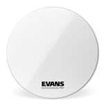 EVANS MX1 White Marching Bass Drum Head, 30 Inch