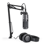 Audio-Technica Premium Streaming/Podcasting Pack w/ USB+ Mic