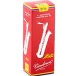 Vandoren Java Red Bari Sax Reeds 5-Pack #3.5
