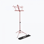 On Stage Compact Music Stand w/Bag Red