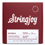 Stringjoy Medium Gauge (13-56) Phosphor Bronze Acoustic Guitar Strings