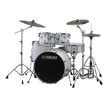 Yamaha Stage Custom Birch 5-Pc Shell Pack Pure White 22" BD w/ HW-680W Hardware Pack