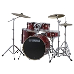 Yamaha Stage Custom Birch 5-Pc Shell Pack Cranberry Red 22" BD w/ HW-680W Hardware Pack
