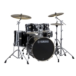 Yamaha Stage Custom Birch 5-Pc Drum Set Raven Black