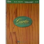 Manuscript Paper Carta No 10 Guitar Spiral