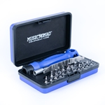 MusicNomad Premium Guitar Tech Screwdriver & Wrench Set w/ Case