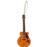 Butterscotch Hollowbody Electric Guitar Ornament