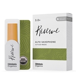 D'Addario Organic Reserve Alto Saxophone Reeds, Strength 3.0+, 10-pack