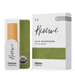 D'Addario Organic Reserve Alto Saxophone Reeds, Strength 2.5, 10-pack