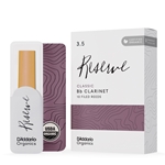 D'Addario Organic Reserve Classic Bb Clarinet Reeds, Strength 3.5, 10-pack