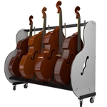 A&S The Band Room™ Double Bass Storage Rack for Music Teachers