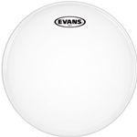 EVANS Hybrid White Marching Snare Drum Head, 14 Inch