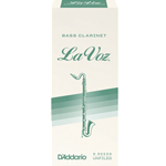 La Voz Bass Clarinet Reeds, Strength Medium Hard, 5 Pack