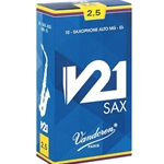 Vandoren Asx Reeds #2-1/2 V21