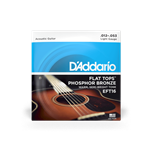 D'Addario Acoustic Guitar Set Flat Top Phosphor Bronze Lite