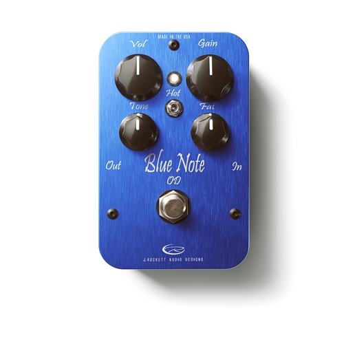 ギター J.ROKETT AUDIO Designs Blue Note OD J. Rockett Audio Designs Blue Note Select Boost/Overdrive Pedal