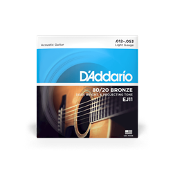 D'Addario Gutiar set Acoustic 80-20 bronze Lite