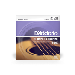 D'Addario Guitar Set Acoustic Phosphor Bronze Custom Lite