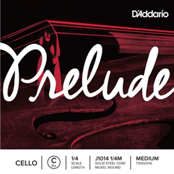 D'Addario Prelude Cello Single C String, 1/4 Scale, Medium Tension