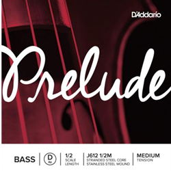 D'Addario Prelude Bass D 1/2