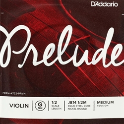 D'Addario Prelude Violin G 1/2