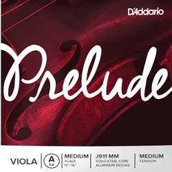 D'Addario Prelude Viola Single A String, Medium Scale, Medium Tension