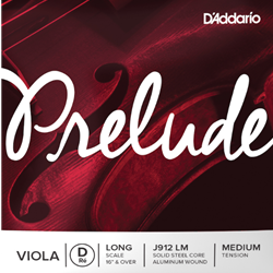 D'Addario Prelude Viola Single D String, Long Scale, Medium Tension