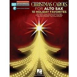 Christmas Carols - 10 Holiday Favorites: Alto Sax Easy Instrumental Play-Along