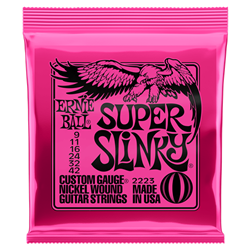 Ernie Ball Super Slinky Guitar Strings 9-42 Pink Pack