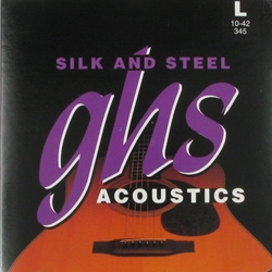 GHS Acoustic Guitar Silk & Steel Light Strings 10-42