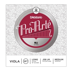 D'Addario Pro-Arte Viola String Set, Long Scale, Medium Tension