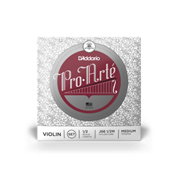 D'Addario Pro-Arte Violin String Set, 1/2 Scale, Medium Tension