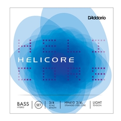 D'Addario Helicore Hybrid Bass Set Light