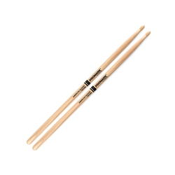 ProMark Classic Forward 7A Hickory Drumstick, Oval Wood Tip