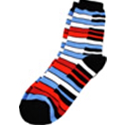 Red & Blue Multicolor Keyboard Socks