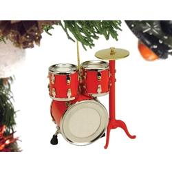 Ornament - Red Drumset
